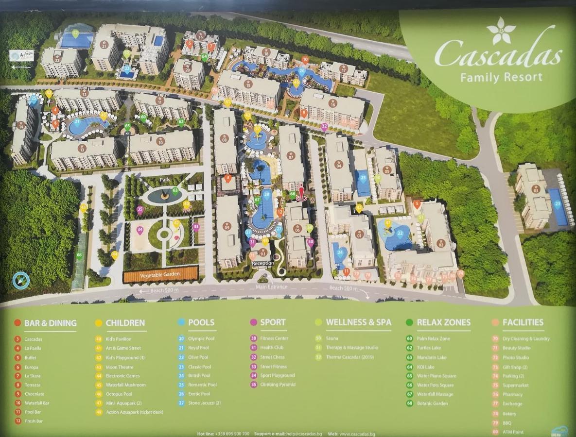 Cascadas Family Resort - Apartment Private Солнечный берег Экстерьер фото